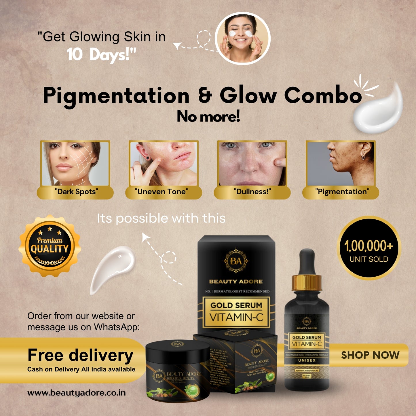 Beauty Adore Serum & Pigmentation Cream