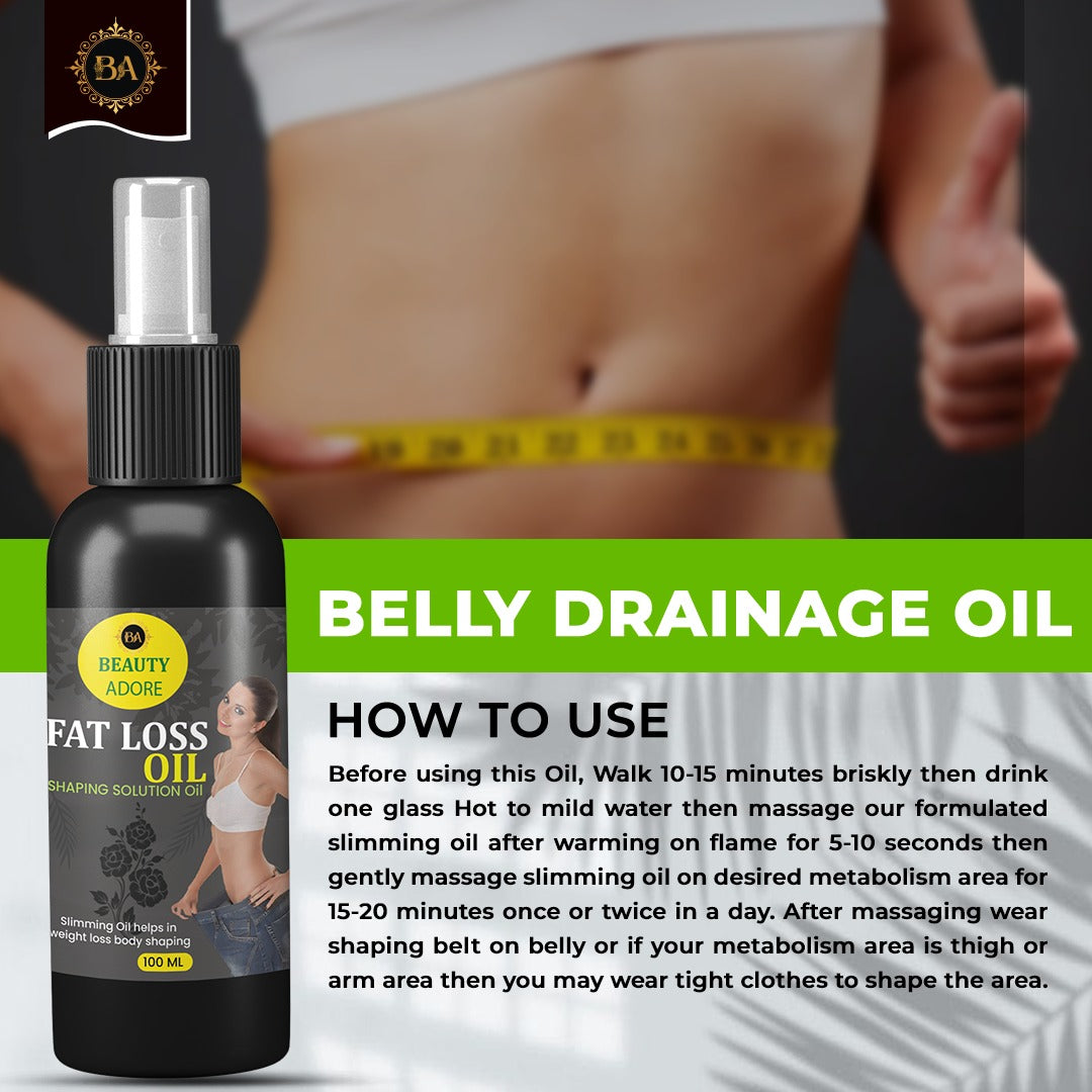 BeautyAdore SlimFit Oil - Natural Weight Loss and Toning Blend